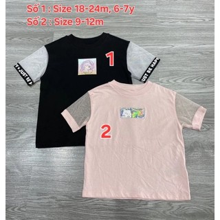Áo bé gái xuất dư ( Size 9-12m, 18-24m, 6-7y ) phom to