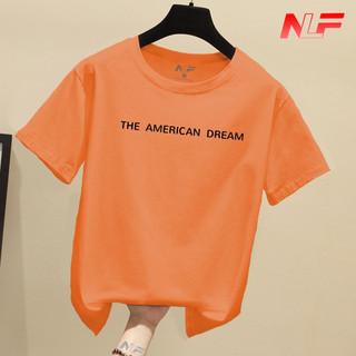 Áo Thun Nữ Tay Ngắn Form Rộng Amerian Dream AT-065 - Phù Hợp Mọi Vóc Dáng - Trending Xu Hướng - NLF Unisex Fashion