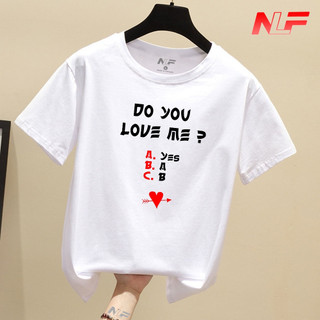 Áo Thun Nữ Tay Ngắn Form Rộng Do U Love Me AT-072 - Dễ Phối Trang Phục - Trending Xu Hướng - NLF Unisex Fashion