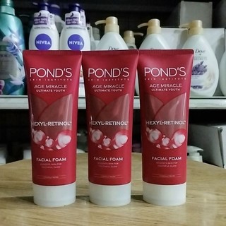Sữa rửa mặt ngăn ngừa lão hoá Pond's Age Miracle 100g