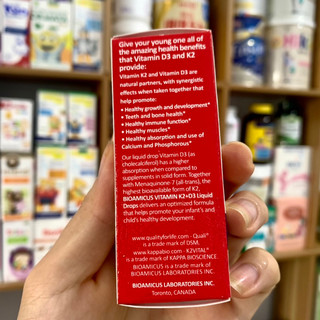 Vitamin D3K2-MK7 Bioamicus 10ml
