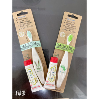Bàn chải đánh răng organic Jack N'Jill cho bé lông mềm