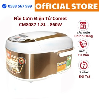 Nồi cơm điện tử comet cm8087 1.8l - 860w- hàng chính hãng