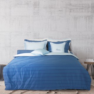 Bộ chăn ga gối Everon EPC22047 Làn sóng đại dương( Chất liệu Cotton, nhiều kích thước, Họa tiết in)