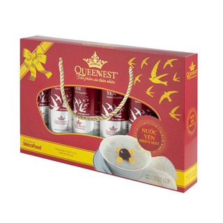 YẾN LON QUEENNEST 1% 190ML (HỘP NGANG - 6 LON)