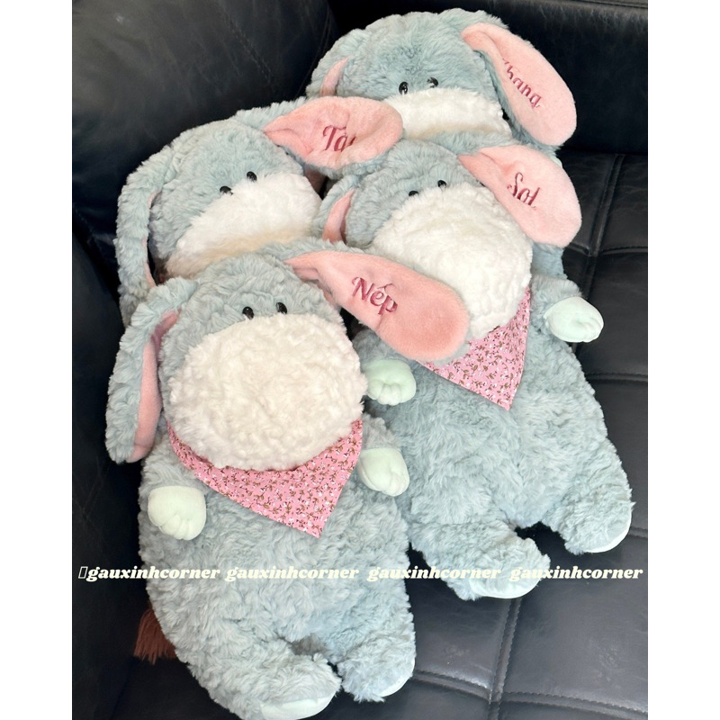 Gấu bông lừa ngố Eyeore lông mềm dễ thương quà tặng cho bé thú nhồi bông dễ thương|Gauxinhcorner