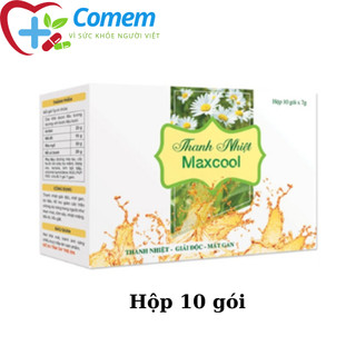 Thanh nhiệt, giải độc cơ thể với cao khô dược liệu MAXCOOL Hộp 10 gói