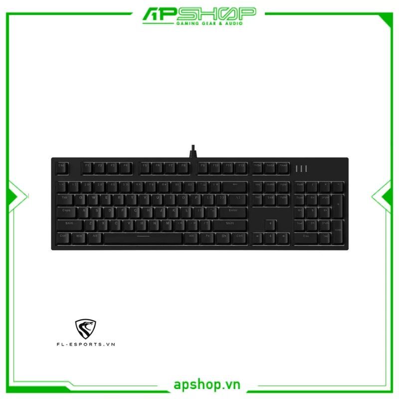 Bàn phím cơ FL Esport MK104 Pro Black | Chính hãng