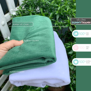 1mx1m6 vải màu đặc biệt của SunnyThanh vải lông nhung siêu mềm mịn Hàn Quốc may thú nhồi bông, áo khoác, doll, outfits