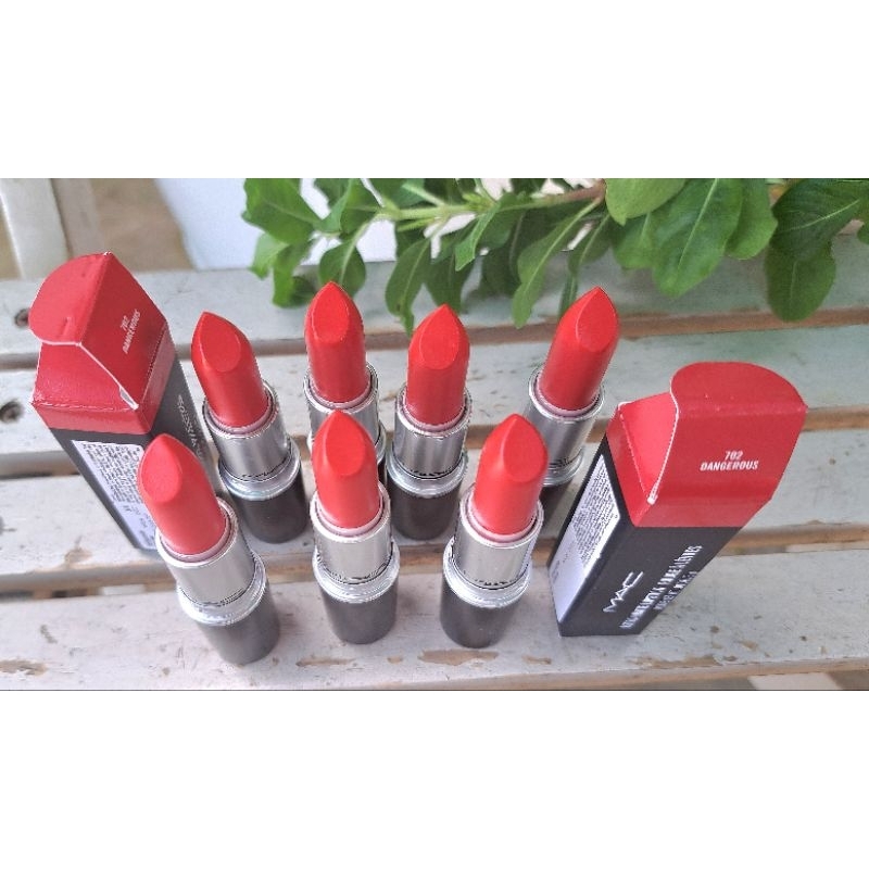 Son Mac 702 dangerous đỏ cam