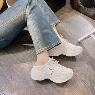 Sục thể thao nữ độn đế 5 phân,Giày lười nữ đạp gót dạng xỏ tiện dụng loại đẹp full box Quảng Châu