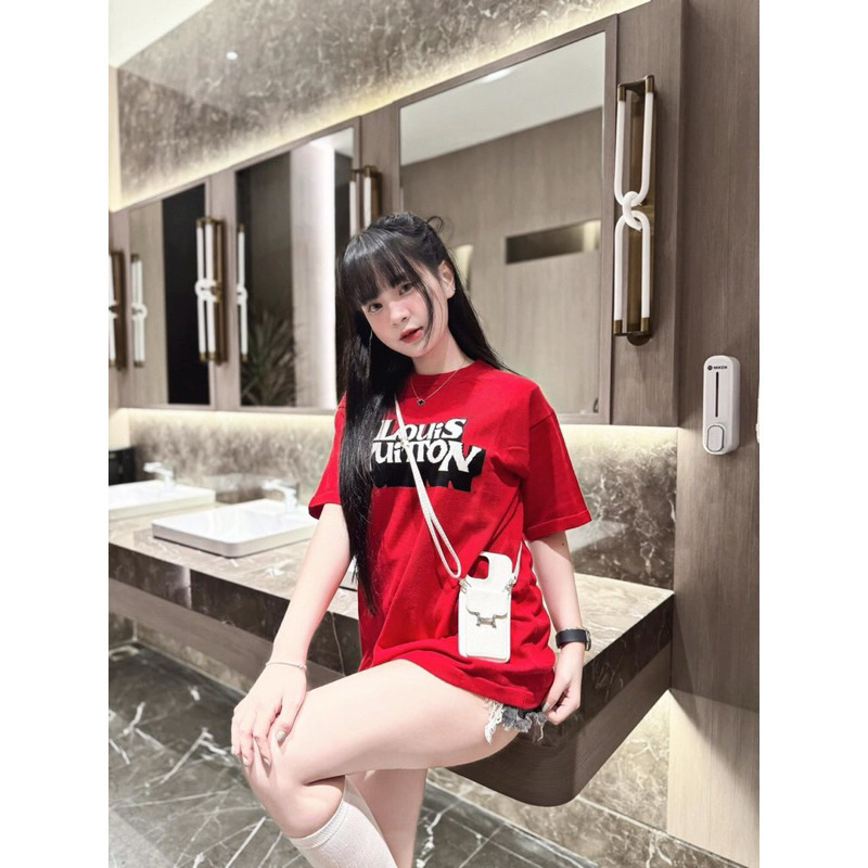 Áo Phông Nam Nữ , Áo Thun LV Form Rộng Hottrend 2024 Thun 100% Cotton 2 Chiều Siêu mềm mịn Nhiều Mẫu Đầy Đủ Tem Tag