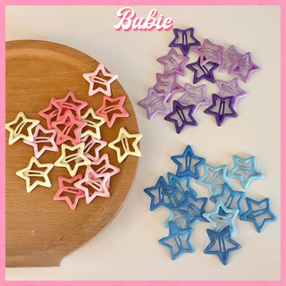 Kẹp tóc hình ngôi sao Bubie cặp tóc nhiều màu sắc ngọt ngào dễ thương KT40