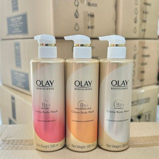 Sữa tắm olay b3 ha/ peptide / vitamin c 500ml