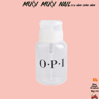 Bình nhấn OPI - có nắp đậy, đựng axiton ,đựng nước lau gel, Bình Đựng Nước Rửa Móng, Cồn - Acetone