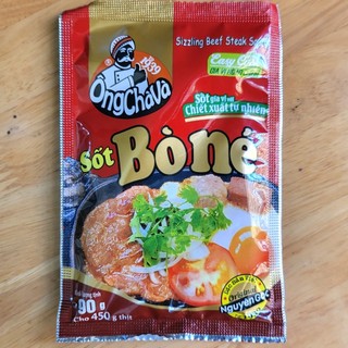 Ông chà và sốt bò né sizzling beef steak sauce