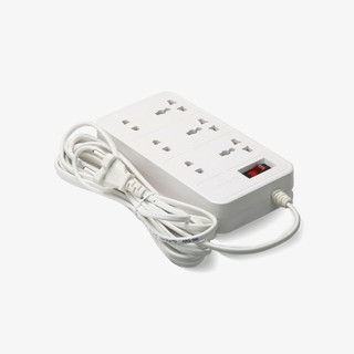 Ổ cắm kéo dài nhiều ổ dây 2m và 5m Rạng Đông - Model: OC06 6C/2M/10A