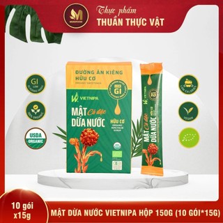 Mật dừa nước vietnipa hộp 150g - dinh dưỡng người tiểu đường, ăn kiêng, ăn chay, hàm lượng vitamin và muối khoáng cao