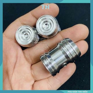Chụp giò đạp salaya inox 304 mẫu thái / mẫu sao , chụp cóc đạp, tán cóc giò đạp, tán chụp trục đạp
