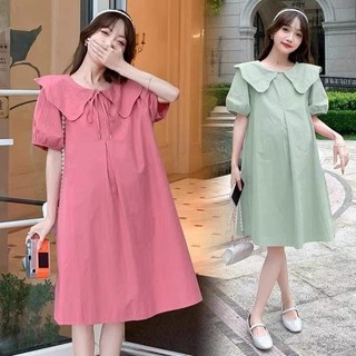 Váy YT27 baybydoll form suông tay bồng chất đũi mát