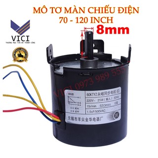 Mô tơ màn chiếu điện sử dụng cho các màn chiếu 70inch, 84 inch, 100 inch, 120 inch cho màn chiếu Dalite, Prima, apolo...