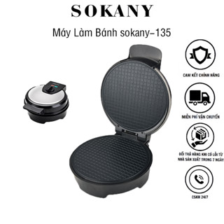 Máy làm ốc quế máy làm bánh quế  Sokany-135