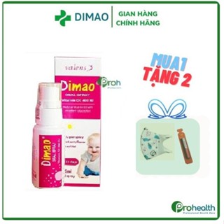 DIMAO Vitamin D3 dạng xịt, giúp hỗ trợ phòng ngừa thiếu Vitamin D