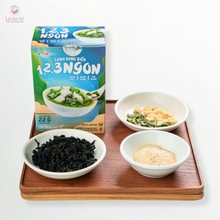 CANH DƯỠNG SINH RONG BIỂN ĂN LIỀN - LÁ TÍA TÔ