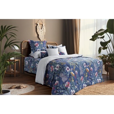 Bộ chăn ga gối  Everon Hương Hoa EPC23043( Chất liệu Cotton, Họa tiết in)