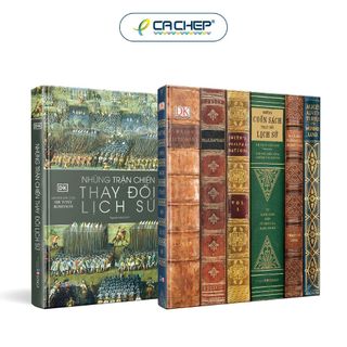 Sách - Combo 2 cuốn: Những trận chiến thay đổi lịch sử + Những cuốn sách thay đổi lịch sử - Bìa cứng - Đông A