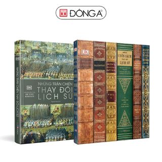 Sách - Combo 2 cuốn: Những trận chiến thay đổi lịch sử + Những cuốn sách thay đổi lịch sử - Bìa cứng - Đông A