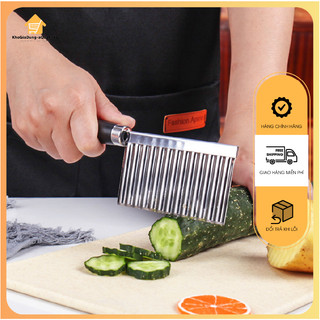Dao răng cưa lượn sóng cắt củ quả