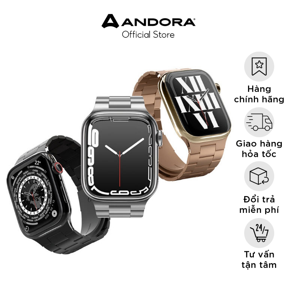 Dây đeo elago Metal Strap cho Apple Watch 40/41mm - 44/45mm