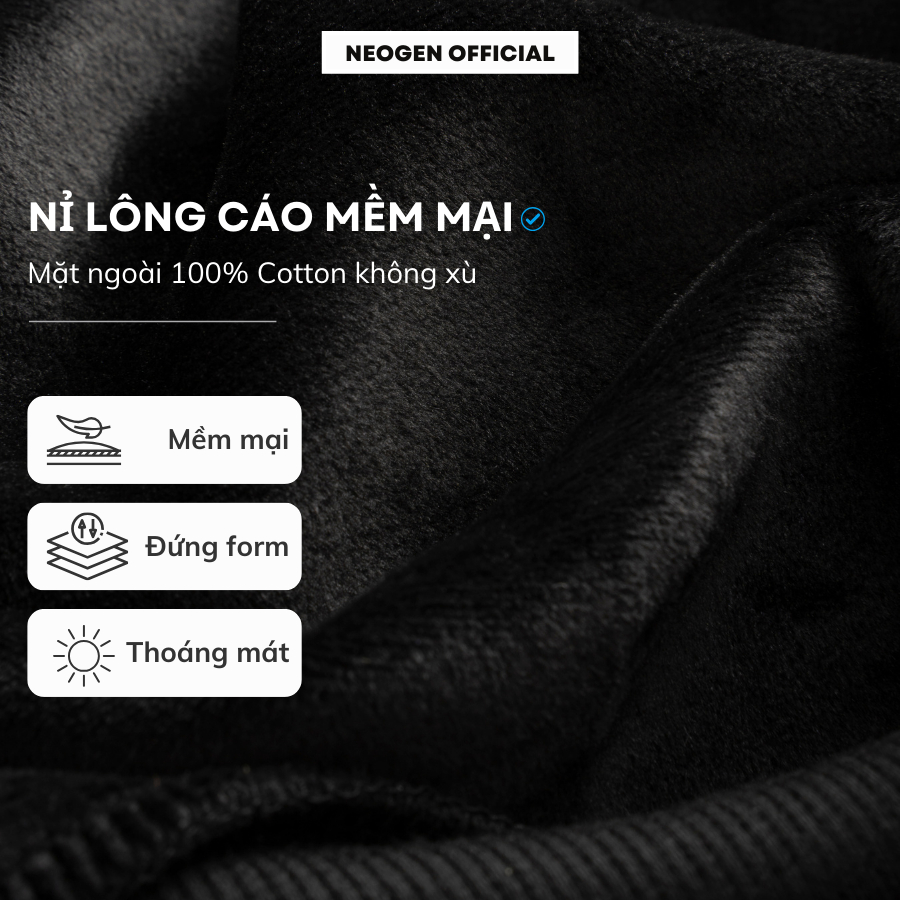 Áo sweater unisex Neogen ND04 chất nỉ lông cáo cao cấp form dành cho nam nữ phong cách trẻ trung basic