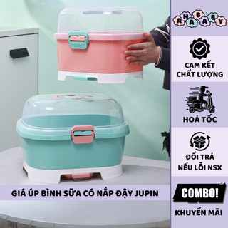 Giá Úp Bình Sữa Cao Cấp Cho Bé Jupin Hiệu 9BABY Chính Hãng