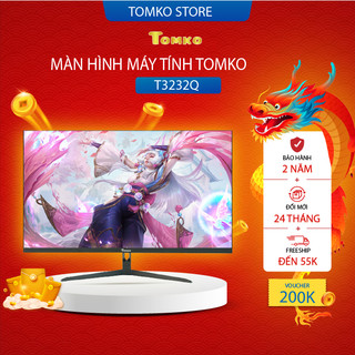 Màn hình máy tính 32 inch 2ktomko t3232q tần số quét 75hz tấm nền ips.