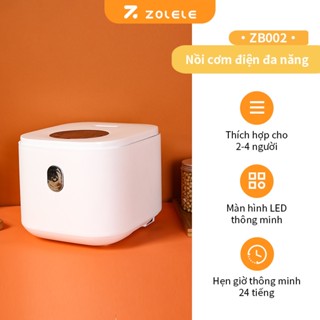 Nồi cơm điện đa năng ZOLELE chức năng nấu ăn thông minh ZB002 (lòng nồi 1.2L) - Chính hãng