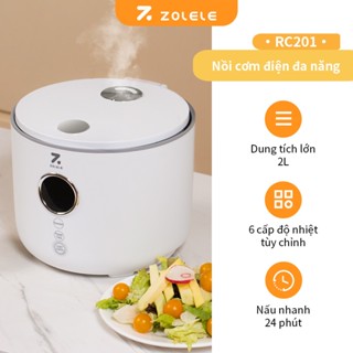 Nồi cơm điện ZOLELE 7 chế độ nấu lõi nồi 5 lớp chống dính giữ nhiệt RC201 2L - Chính hãng