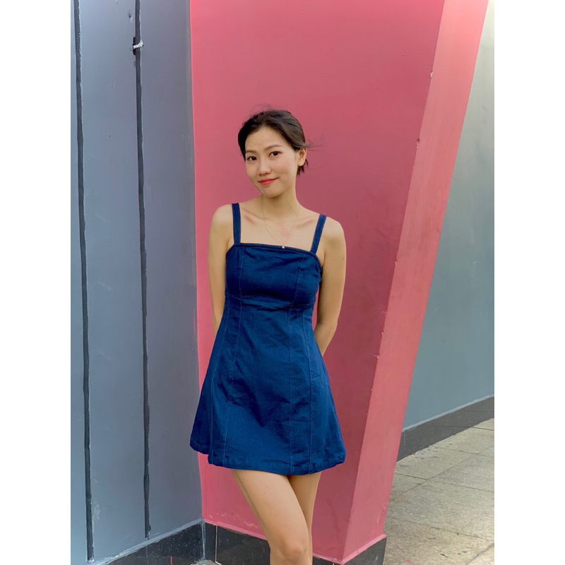 ĐIỆU ĐÀ DRESS ĐẦM DENIM CÁ TÍNH