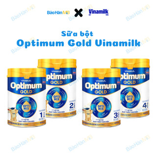 Sữa Optimum Gold Vinamilk đủ số 1, 2, 3, 4 - Lon 850g và 1,45kg - Phát triển toàn diện