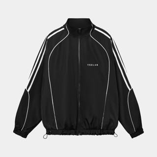 Áo Khoác Gió Contrast Line Zip-up Jacket Teelab Local Brand Unisex Form Oversize AK102 