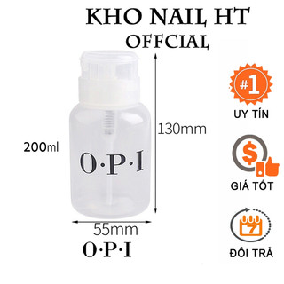 Lọ nhựa chứa đựng dung dịch axeton dụng cụ nail