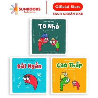 Sách Ehon Combo 3 cuốn Phép so sánh diệu kỳ Dành cho trẻ từ 2 tuổi
