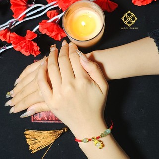 Vòng tay nữ LUCCY lắc tay phong thủy giúp ngăn ngừa bệnh tật, tạo năng lượng tích cực cho cơ thể - VT003