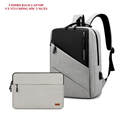 COMBO Balo Laptop Đựng Được Laptop 15.6inch Và Túi Đeo Chéo HARAS HR298TC002