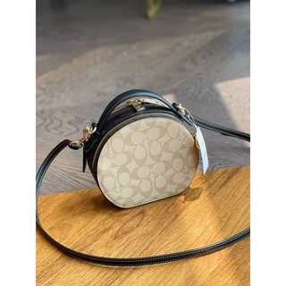 (MS630X) Túi coach canteen dáng tròn 2 màu