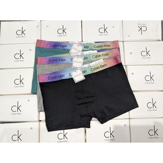 Quần lót boxer nam Calvin Klein - Pack 3 quần chất vải co dãn thoáng mát