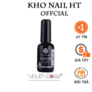 Top hoa hồng Youth Rose phủ bóng giúp móng chắc hơn nail 15ml