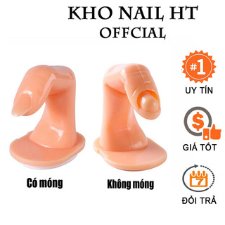 Ngón tay giả tập làm nail bằng nhựa
