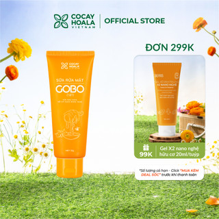 Sữa rửa mặt Gobo Cỏ Cây Hoa Lá Làm sạch - Giảm mụn Travelsize 10g